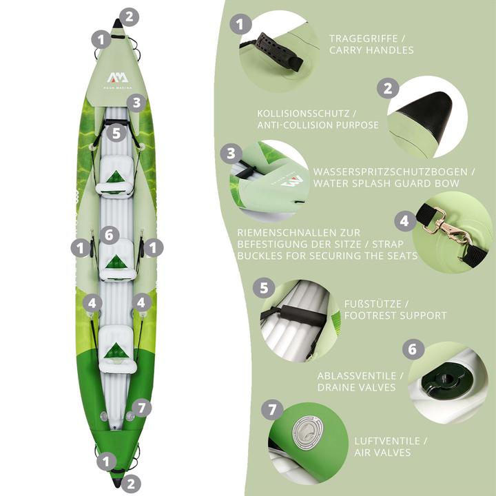 Actual product image Aqua Marina Betta-475 Kayak (3 pers.)