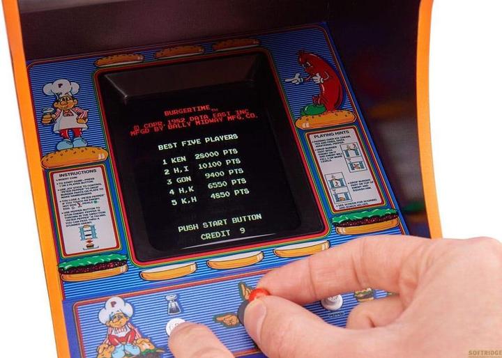 Actual product image Numskull Quarter Scale Arcade Cabinet - Burger Time