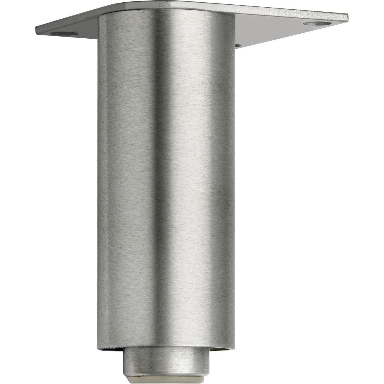 Simausrom, Tischbeine + Tischgestell, Dekorfuss Fuss verstellbar, ø 40 mm, Länge 120 mm, Aluminium gebürstet
