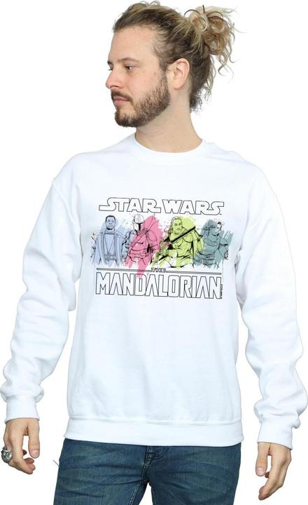 Immagine prodotto Star Wars The Mandalorian Character Pose Felpa Uomo (M)