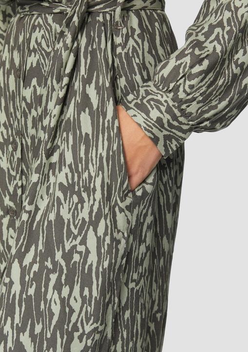 Produktbild S.Oliver Kleid Langes Kleid mit All-Over-Print (42)
