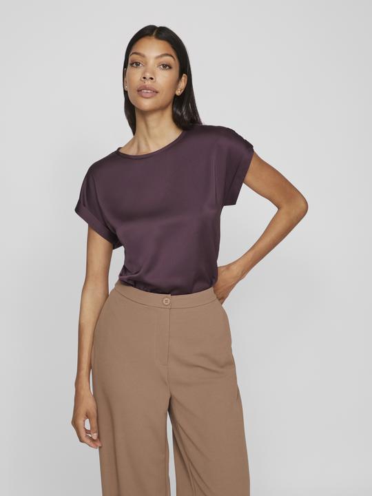 Actual product image Vila Round neckline top with short sleeves (34)