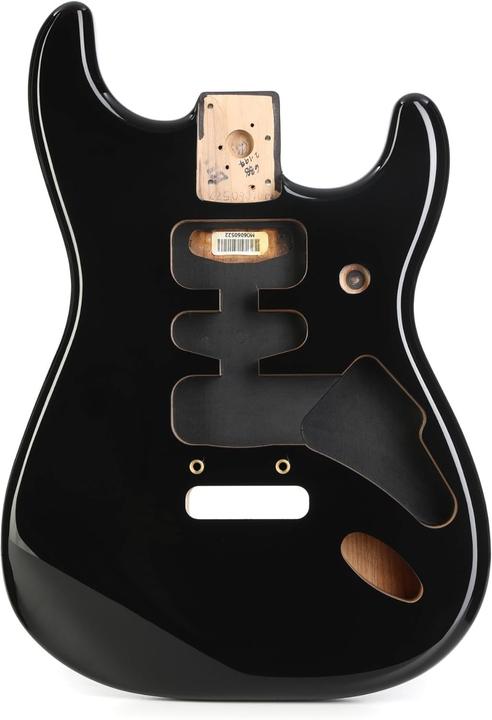 Produktbild Fender Deluxe Series Stratocaster HSH Alder Body Black losse elzenhouten solid body voor elektrische gitaar