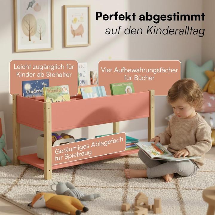 Produktbild Bellabino Kinder-Bücherregal mit 4 Fächern