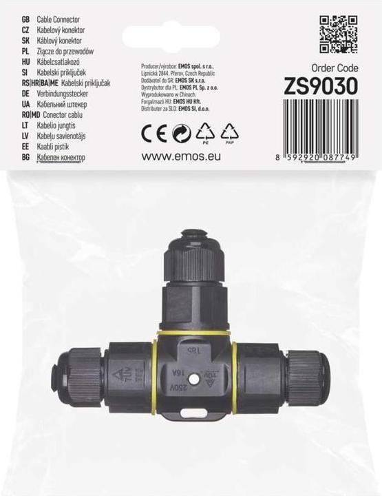 Produktbild Emos Verbindungsstecker T IP68