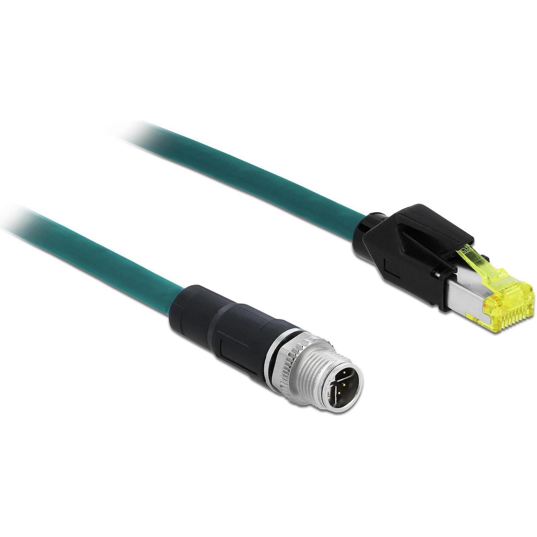 Delock Netzwerkkabel (S/FTP, CAT6a, 1 m), Netzwerkkabel