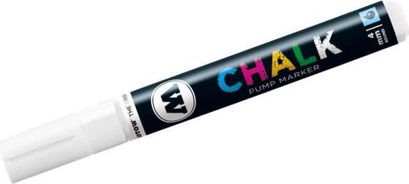 Actual product image Molotow Window marker Pump Marker Chalk refillable 4mm white (White, 4 mm, 1 x)
