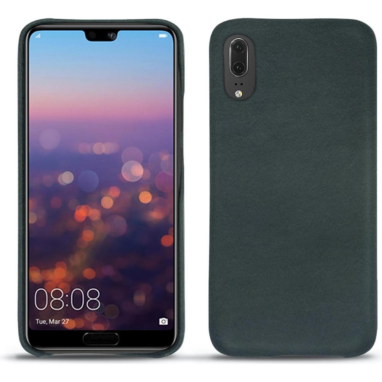 Noreve Lederschutzhülle (Huawei P20), Smartphone Hülle, Blau