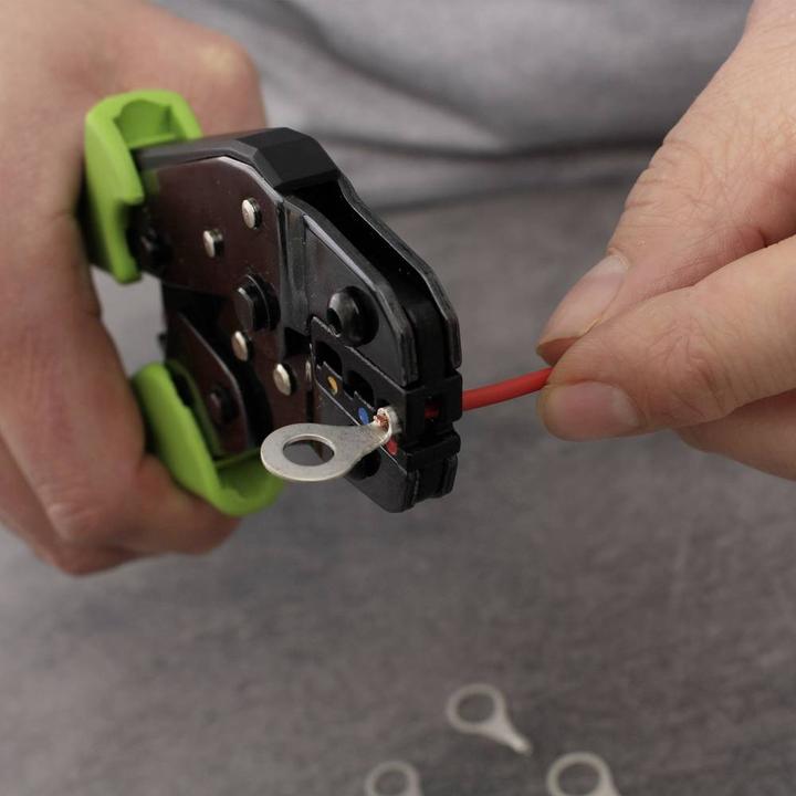 Produktbild Quadrios 23C501 Ringkabelschuh Querschnitt (max.)=2.5 mm² Loch-Ø=4.3 mm Unisoli