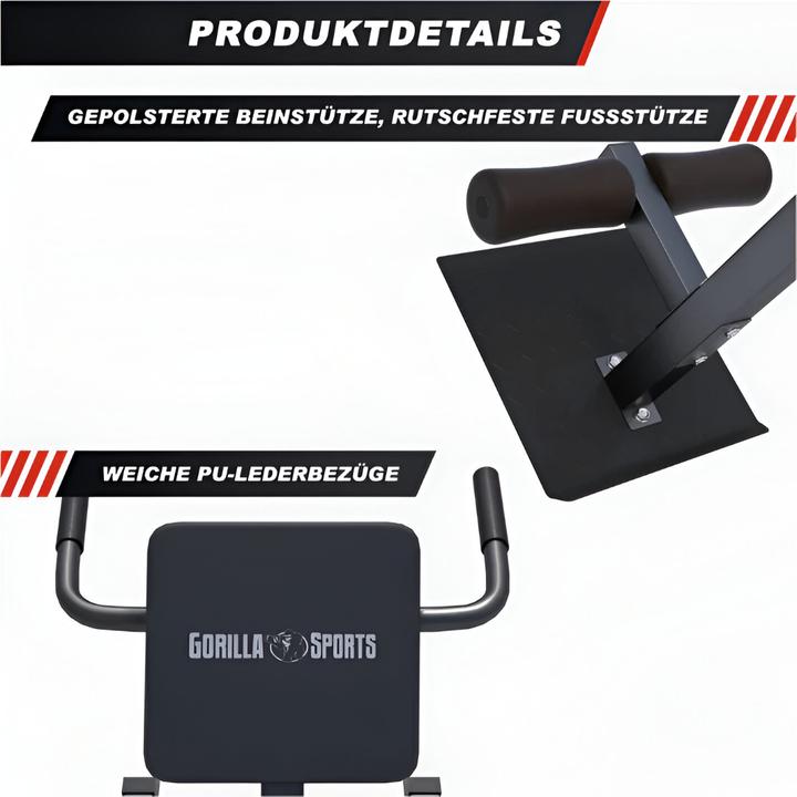 Actual product image Gorilla Sports Hyperextension Schwarz