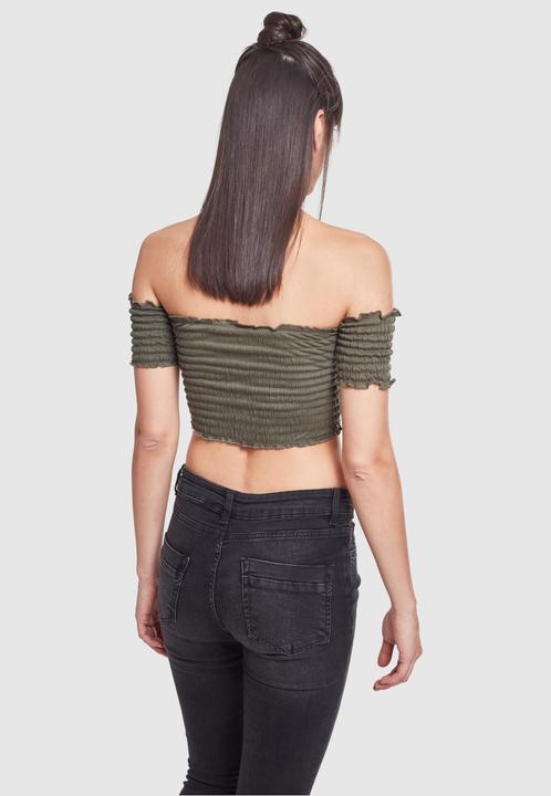 Immagine prodotto Urban Classics Top donna con spalla fredda accorciata e fumo (XL)
