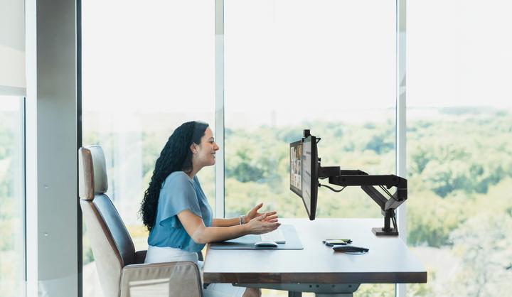 Actual product image Ergotron LX PRO ARM DUAL SIDE-BY-SIDEblack (Table, 27", 10 kg)