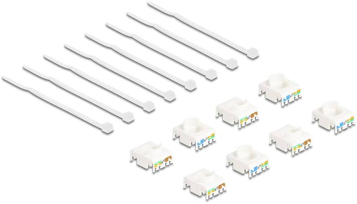 Actual product image Delock Keystone module RJ45 socket to LSA Cat.6A (Keystone module)