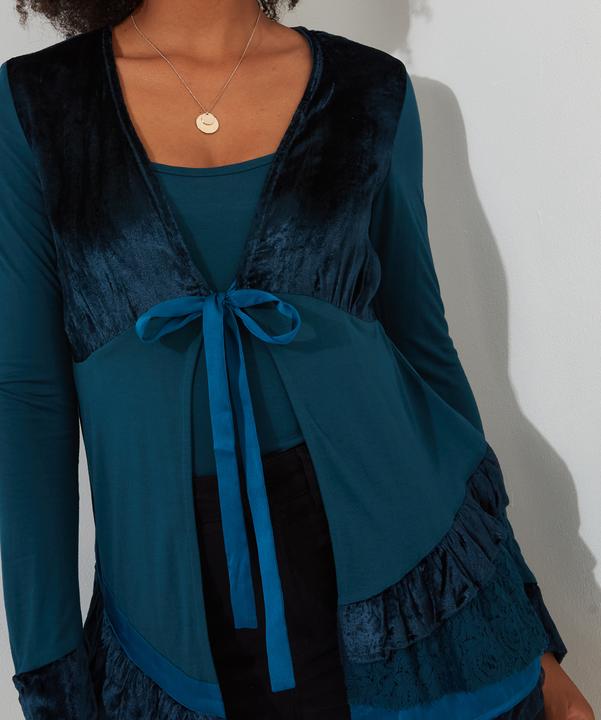Immagine prodotto Joe Browns Top lungo in velluto con laccetti (36)