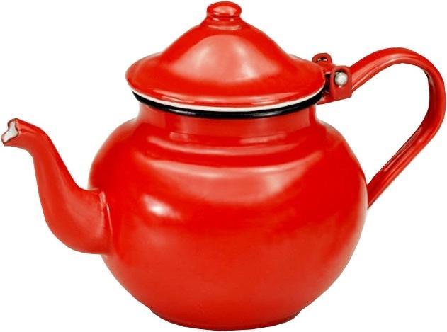 Image du produit RodyTime Théière en émail rouge 0,7L Ø 12 cm (0.70 l)