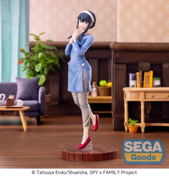 Actual product image Sega Goods Spy x Family Luminasta PVC Statue Yor Forger Season 1 Cours 2 ED Coordination Ver. 15 cm