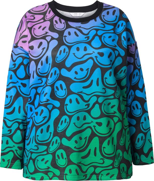 Actual product image Angel of Style Sweatshirt, Loose Fit, Smileymuster, Farbverlauf (52)