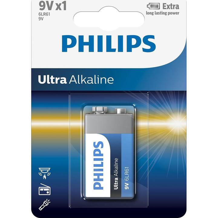 Produktbild ProPlus Ultra Alkaline Batterie 9V im Blister (1 Stk., 9V Block)
