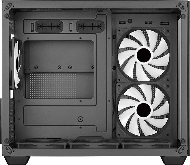 Produktbild AeroCool Geh Mini Dryft MicroATX/MiniITX ARGB (black) (Mini-ITX, ATX, mATX)
