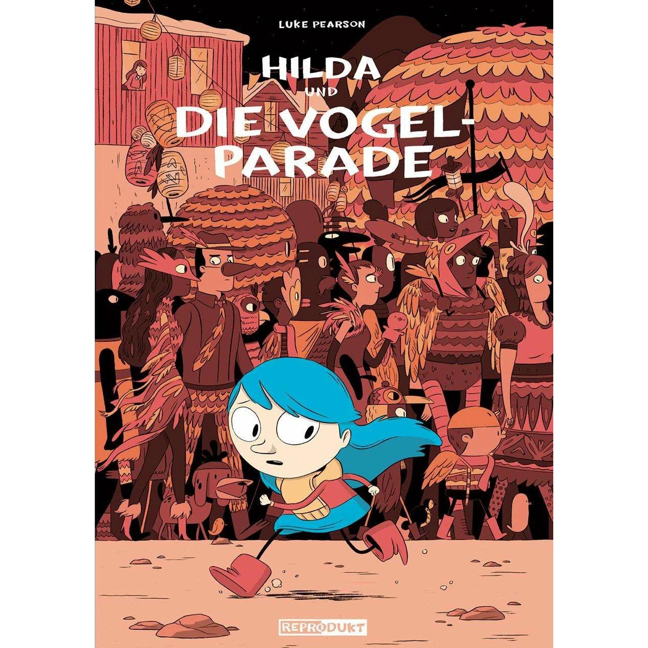 Hilda und die Vogelparade, Belletristik von Michael Groenewald, Matthias Wieland, Luke Pearson