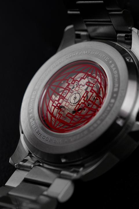 Actual product image Nubeo NB-6082-SI-11 Men's watch Quasar Automatic Limited 48mm 20ATM