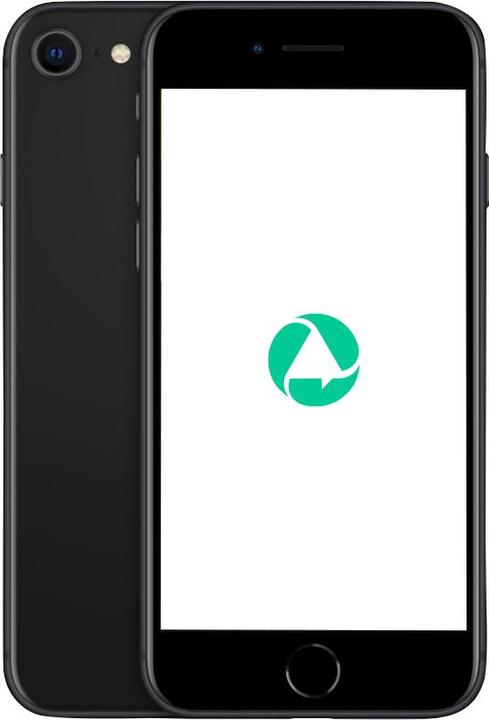 Actual product image remarket.ch iPhone SE (2020) (128 GB, Black, 4.70", 12 Mpx, A / Like new)