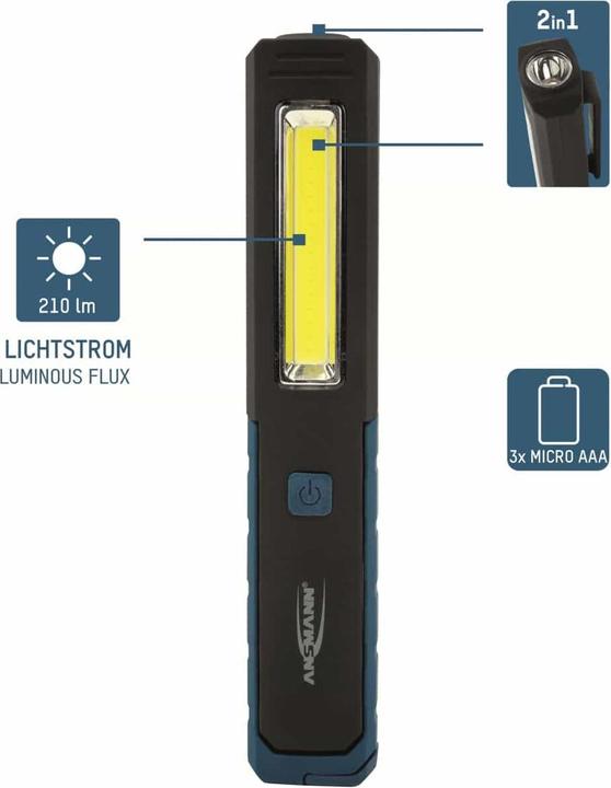 Actual product image Ansmann WL210B (210 lm)