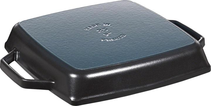 Immagine prodotto Staub Pentola americana griglia quadrata, nero, 28x28 cm (28 cm, Padella grill, Ghisa)