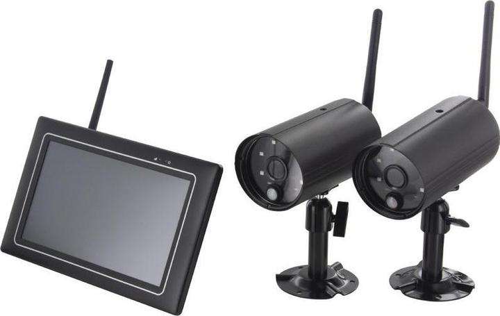Productafbeelding Chacon Kit Telecamera Senza Filo con Display Touchscreen (1920 x 1080 Pixels)