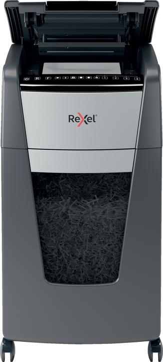 Actual product image Rexel Optimum AutoFeed+ 300M Shredder micro-cut 2 x 15 mm 60 l Number of sheets (max.): 300 Secure (Microcut)