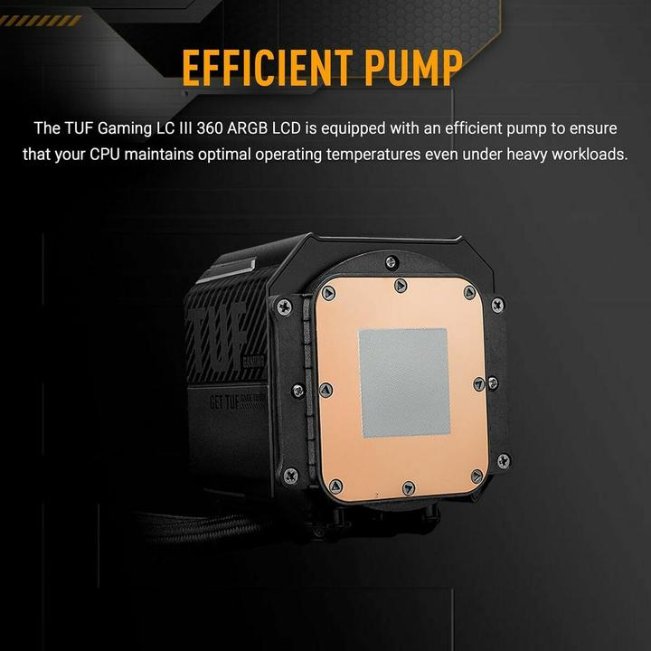 Image du produit ASUS Wak Tuf Gaming Lc Iii 360 Argb LCD