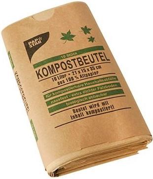 Immagine prodotto Papstar Sacchetto per compost (10 x, 10 l)