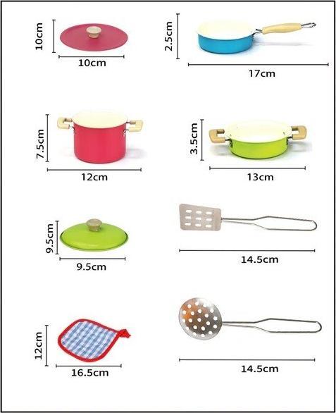 Immagine prodotto Askato Set aus Metalltöpfen