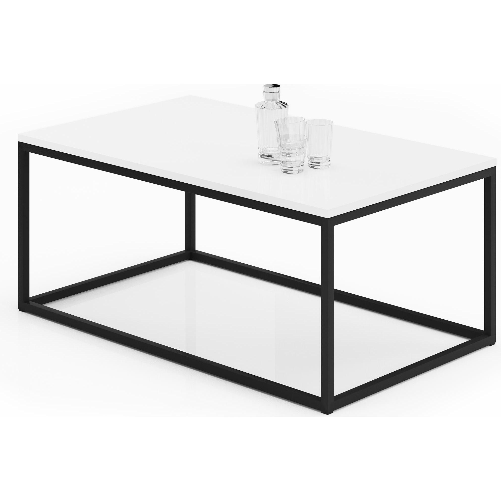 ADRK Furniture, Couchtisch + Beistelltisch, Narisa (100 x 60 cm)