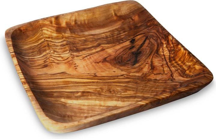Immagine prodotto Natura Punto 3 ciotole quadrate, legno d'oliva, 11 x 11cm, 15 x 15cm, 20 x 20cm