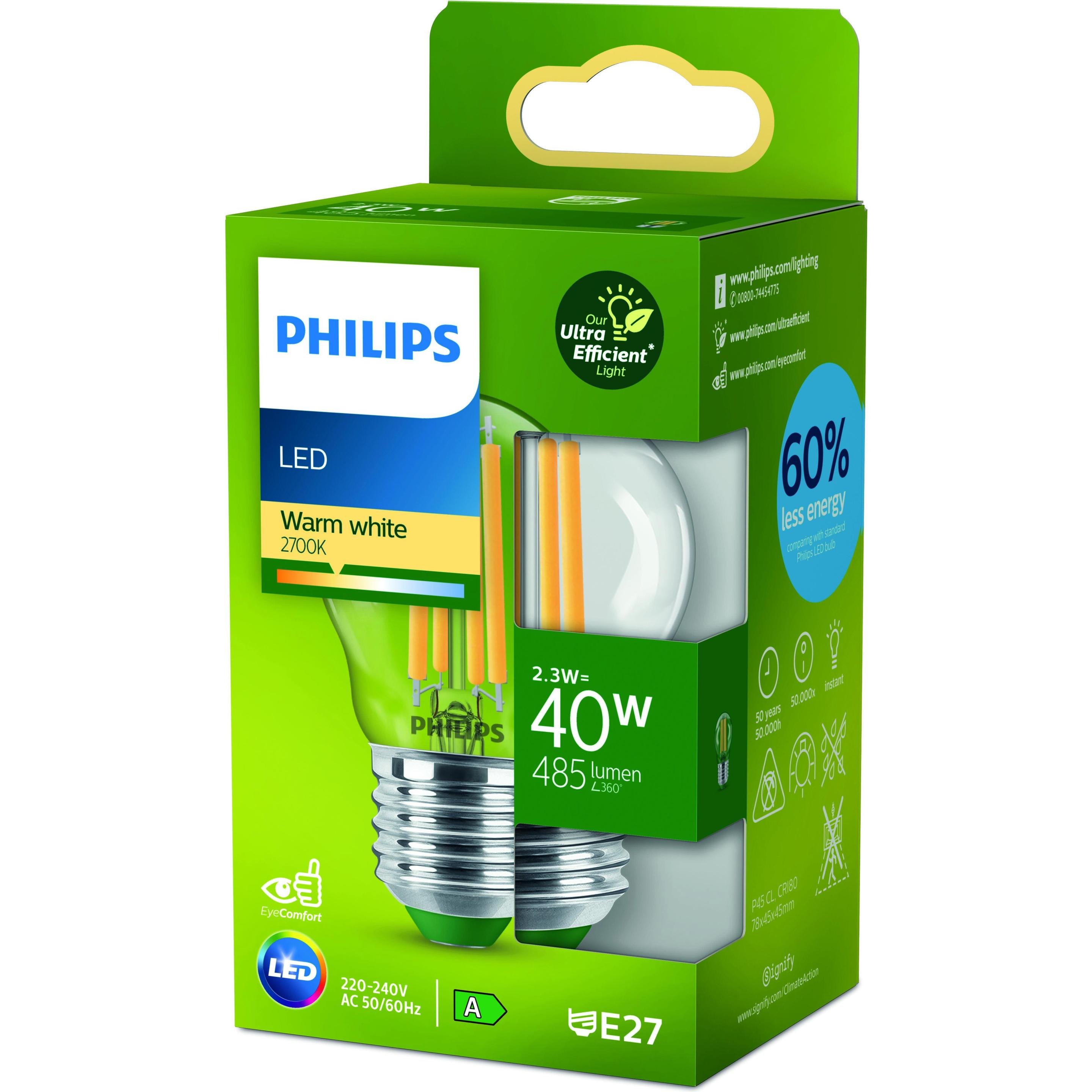 Thumbnail - Philips, Leuchtmittel, LED Classic (E27, 2.30 W, 485 lm, 1 x, A)
