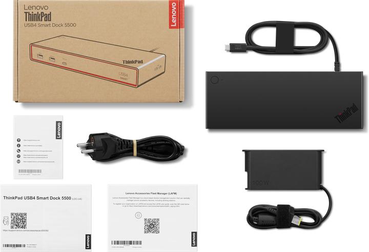 Produktbild Lenovo ThinkPad Smart Dock 5500 (USB-C, 10 Ports)