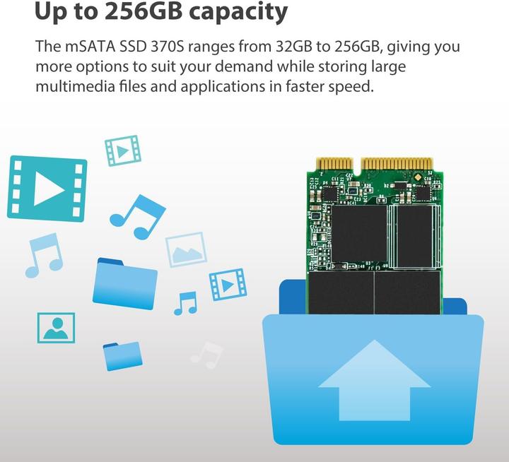 Produktbild Transcend 370S (256 GB, mSATA)