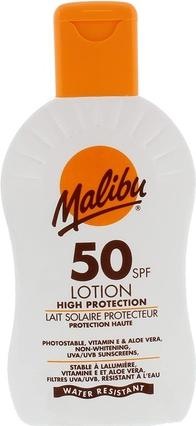 Actual product image Malibu Lotion SPF 50 (Suntan lotion, SPF 50, 200 ml)
