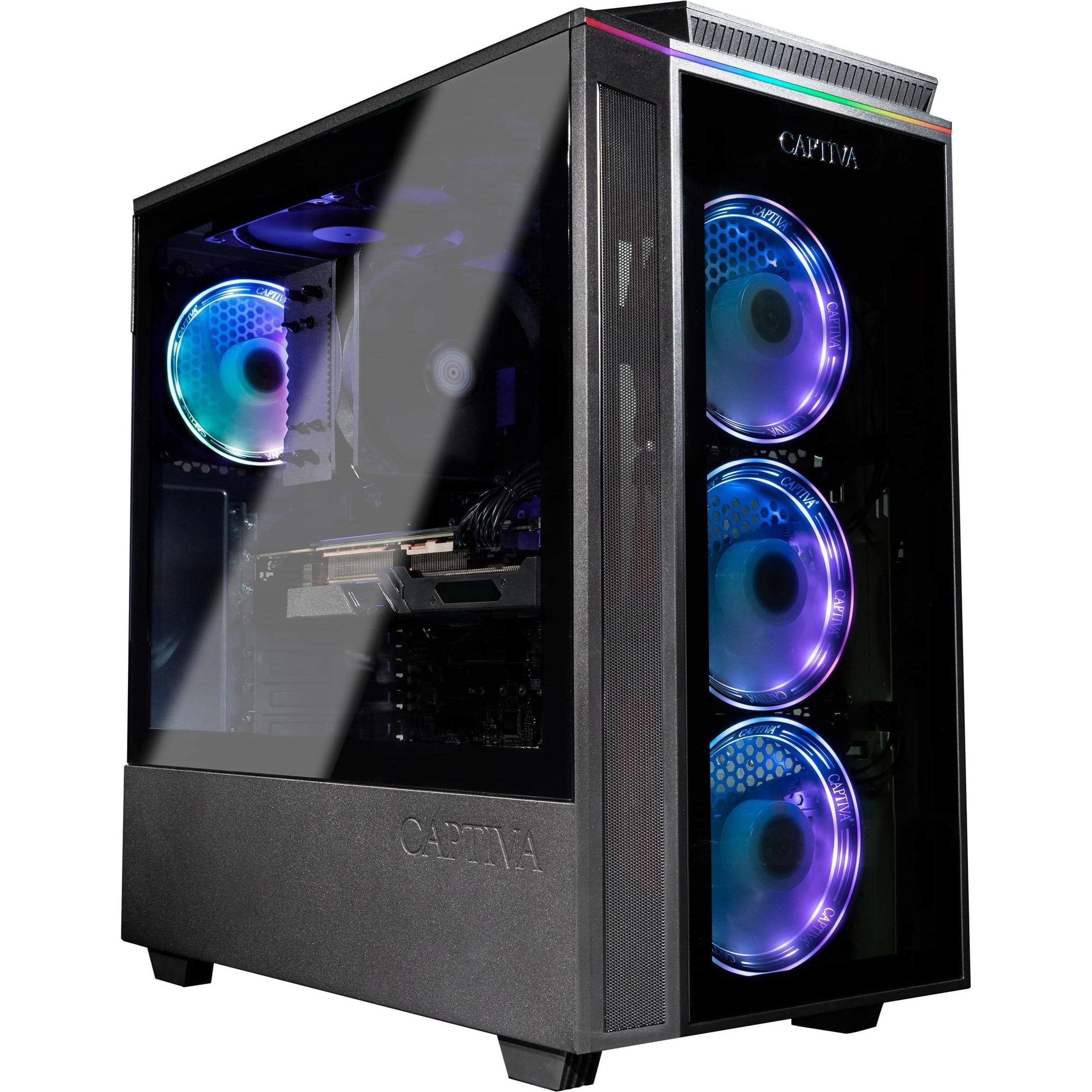 Captiva I73-946 (Intel Core i7-12700KF, 32 GB, 1000 GB, GeForce RTX 4070), PC, Schwarz