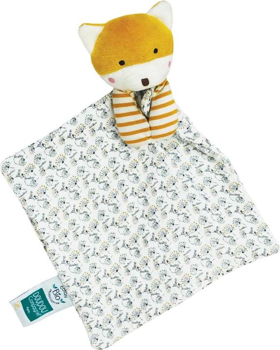 Produktbild Doudou et Compagnie Fuchs Bio Schnuffeltuch 20cm 3x2 ass (MQ6) **