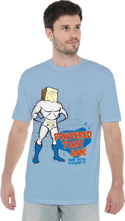 Immagine prodotto Ren & Stimpy Powdered Toast Man Maglietta Uomo (M)