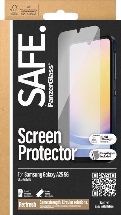 Actual product image Safe Ultra-Wide Fit (1 Piece, Samsung Galaxy A25 5G)