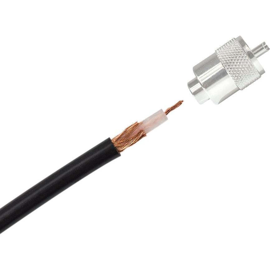 PNI Kabel RG58 C Extra für CB-Antennen pro Meter (Antennenkabel), Antennenkabel