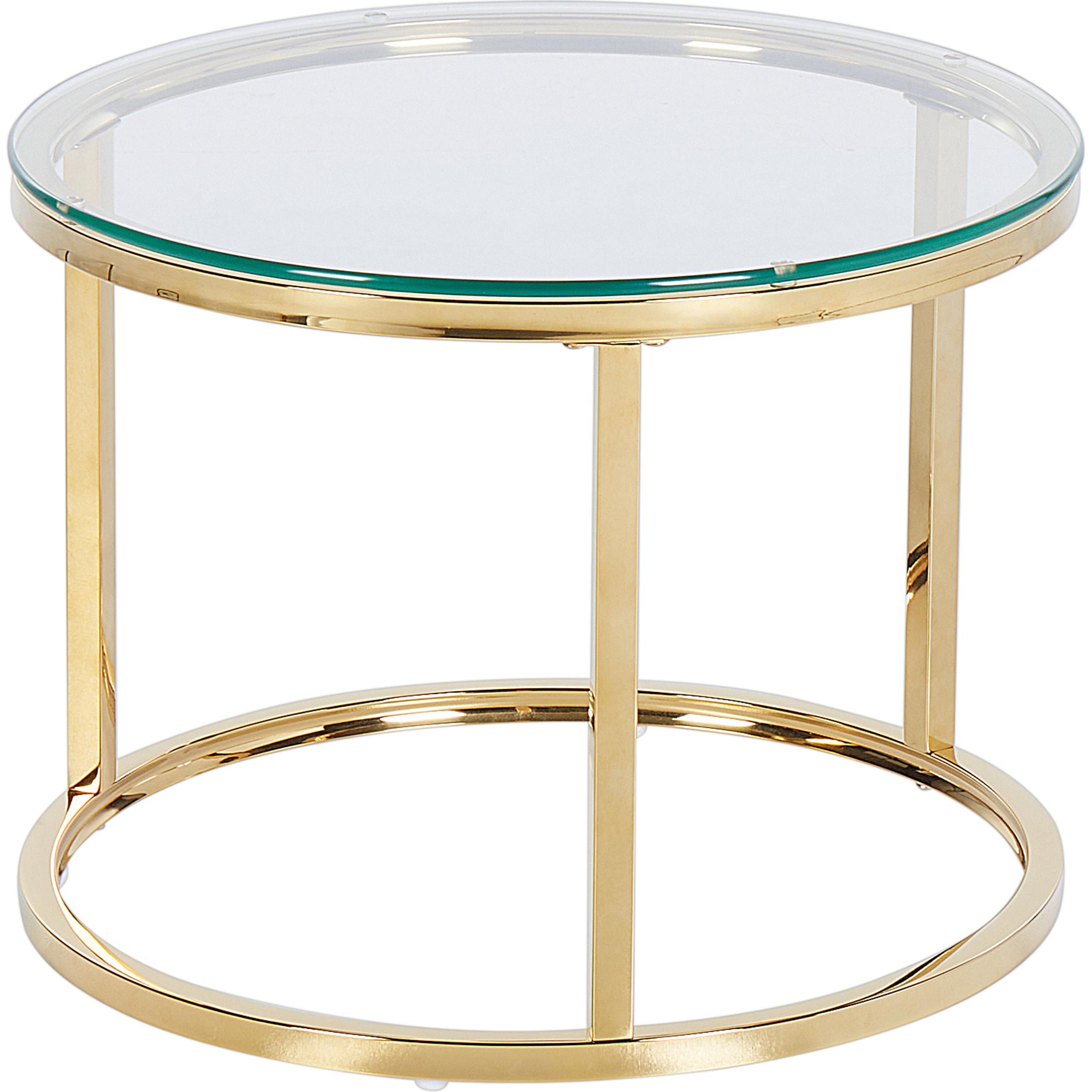 Beliani, Couchtisch + Beistelltisch, Grange (70 x 70 x 44 cm)