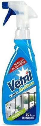 Produktbild Vetril 6 x surface cleaning spray with ammonia, degreasing effect and shine without traces, 650 ml + (650 ml)