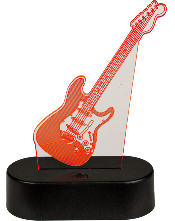 Produktbild TOP 3d Lampe Gitarre