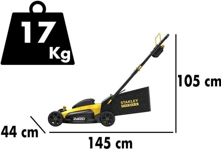 Actual product image Stanley ST KOSIARKA V20 2x4.0Ah SFMCMW2651M (Rechargeable battery operated)