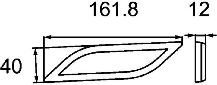 Actual product image Hella Rear left reflector for AGCO