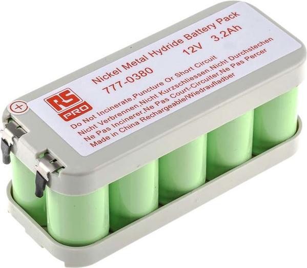 Produktbild RS PRO NiMH Cs x 10 3200mAh 12V Pack (10 Stk., CS, 3200 mAh)